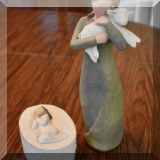 C13. Willow Tree figurine and box. 